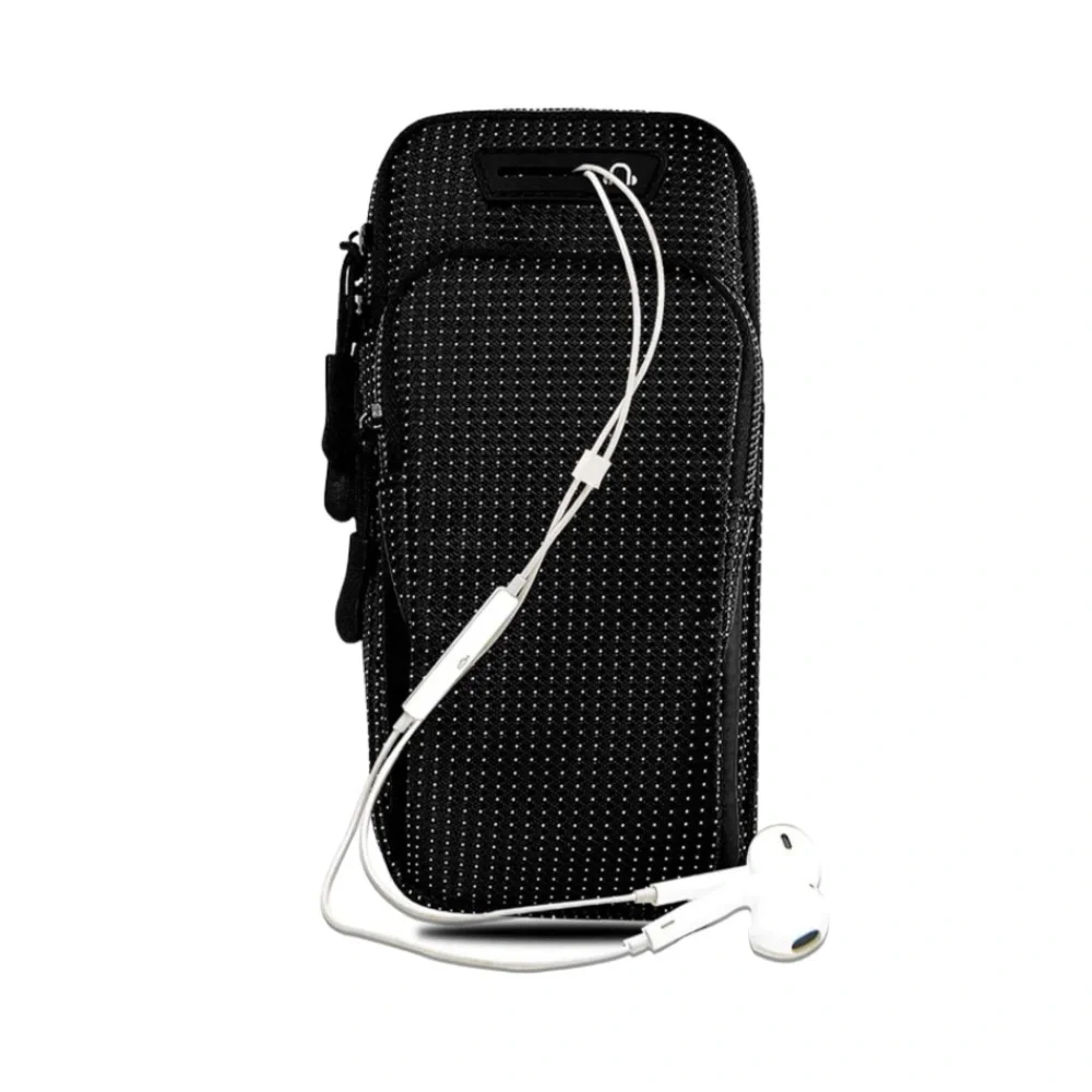 NEW! Armband for Cell Phone Neoprene Pocket Adjustable Breathable Running Black